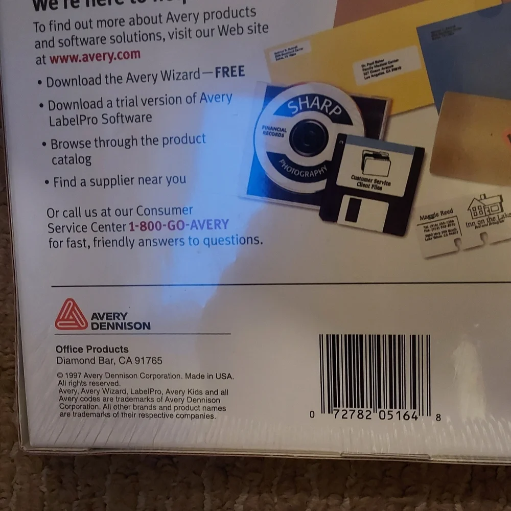 Avery 5164 White Laser Shipping Labels 3-1/3